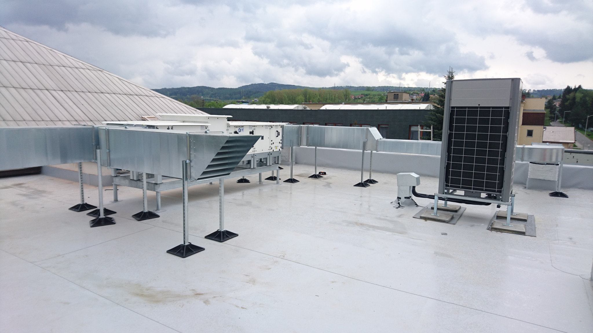 Větrání a klimatizace výrobně administrativního objektu