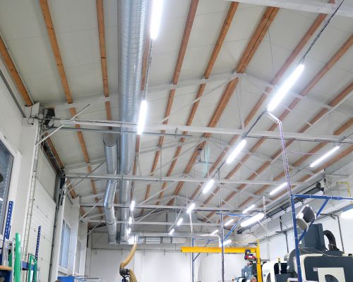 WOLKO-PLAST, s.r.o. – letní větrání výrobní haly