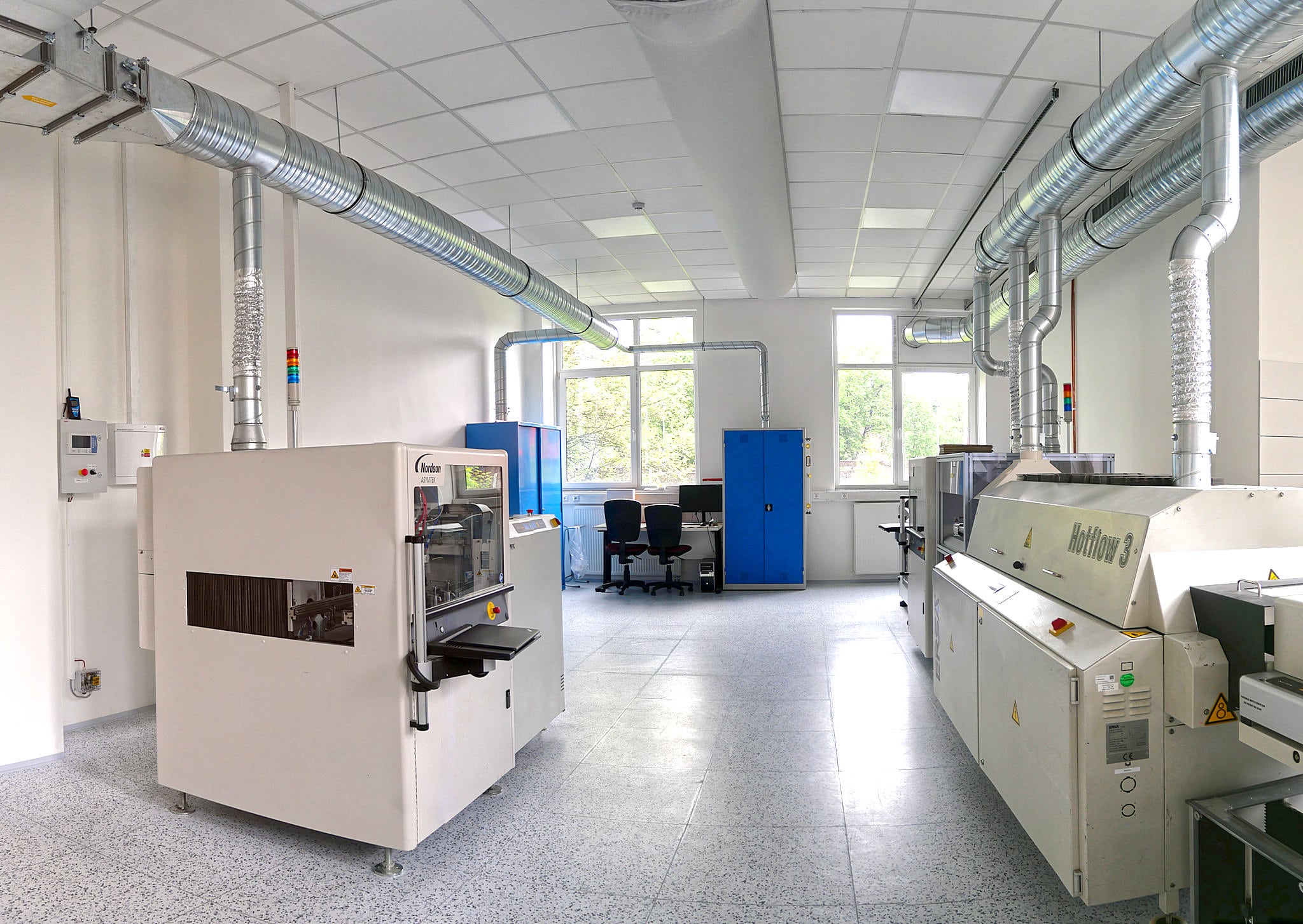 Klimatizace a větrání dílny selektivního lakovaní