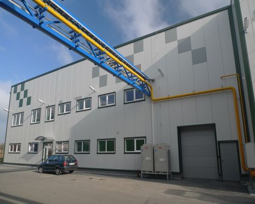 Macco Organiques, s.r.o, Bruntál – dodávka a montáž vnitřních instalací