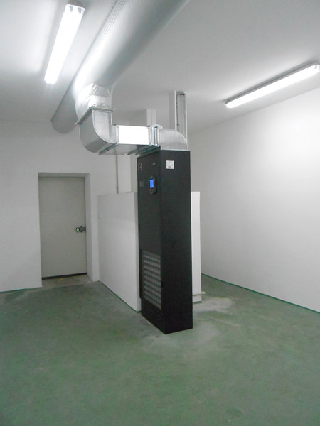 Přesná klimatizace klimakomory – skladu vzorků