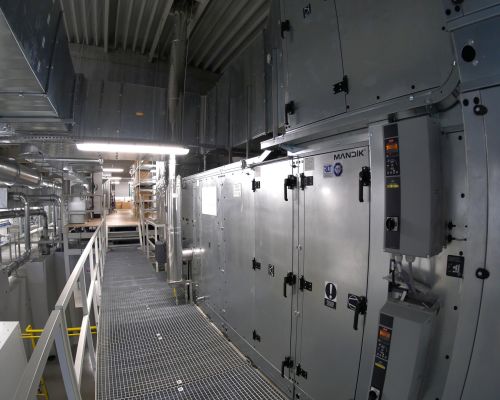 HAJDIK a.s. Jablůnka – Dodávka a montáž VZT pro halu FLATBED