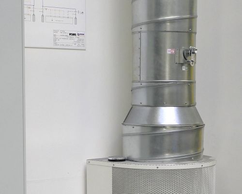 ROBE LIGHTING s. r. o., Valašské Meziříčí – větrání dílny D5