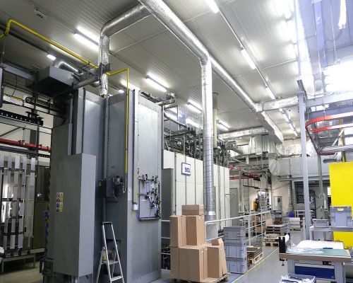 ROBE LIGHTING s. r. o., Valašské Meziříčí – větrání dílny D5