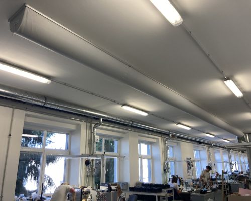 Větrání dílen Anolis A D6 – objekt „H“, ROBE Lighting