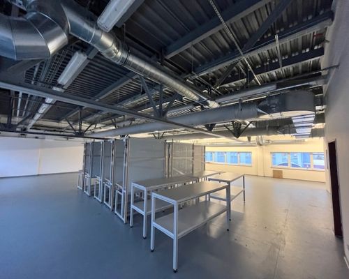 Větrání vestavby předvýroby – objekt D, ROBE Lighting